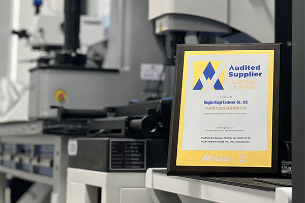 宁波擎力五金通过MIC委派BV审核，荣获“优质工厂”认证